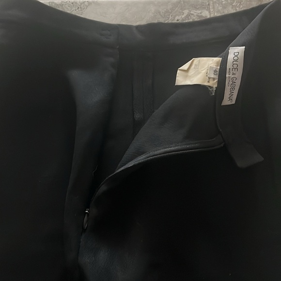 Dolce & Gabbana Wool Black Pants, Size 40 (Made in Italy) Approx. Retail $1,045 - Picture 10 of 12